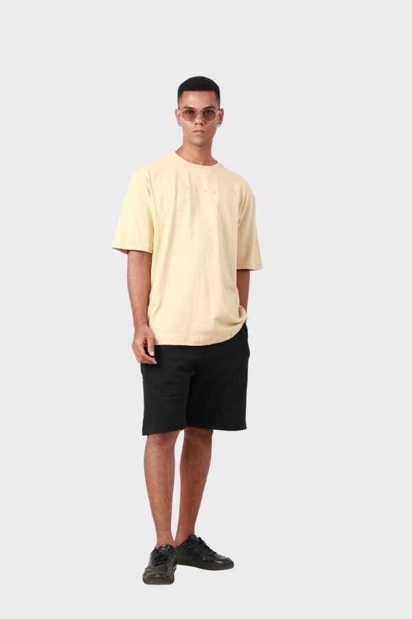 Men's Oversized Half-Sleeves Tee - HIPHOP