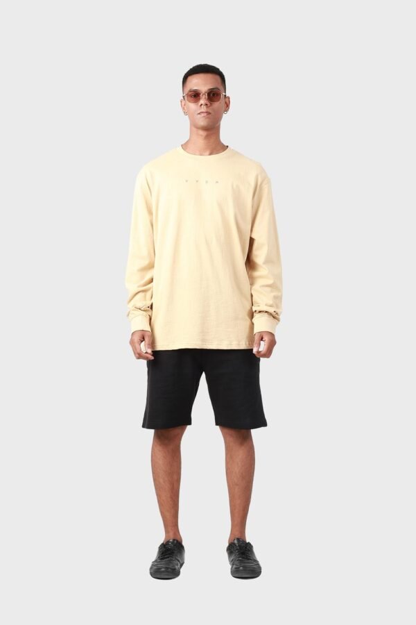 Men's Oversized Long-Sleeves Tee - HIPHOP